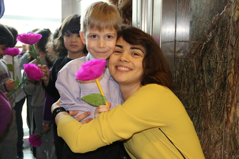 Özlüce Kampusu'nda Sevgi Halkası