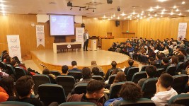 Hexagon Öğrencileri TÜBİTAK Başkanı ve Bilkent Rektörüyle Bir Arada  