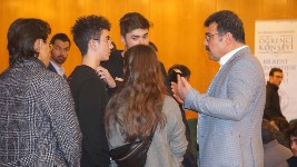 Hexagon Öğrencileri TÜBİTAK Başkanı ve Bilkent Rektörüyle Bir Arada  
