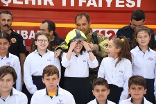 Şahinkaya’da Sirenler Yangın Tatbikatı İçin Çaldı 